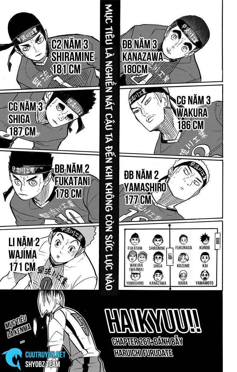 Haikyuu Nettruyen ZZZ Chương 267 Page 3