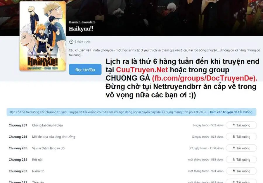 Haikyuu Nettruyen ZZZ Chương 266 Page 12
