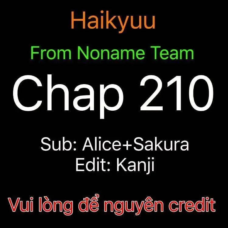 Haikyuu Nettruyen ZZZ Chương 210 Page 1