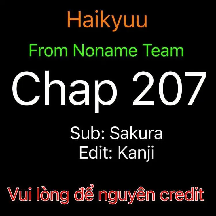 Haikyuu Nettruyen ZZZ Chương 207 Page 1