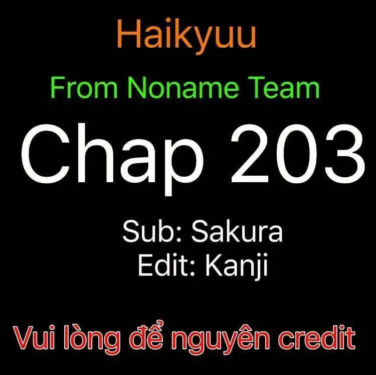 Haikyuu Nettruyen ZZZ Chương 203 Page 1