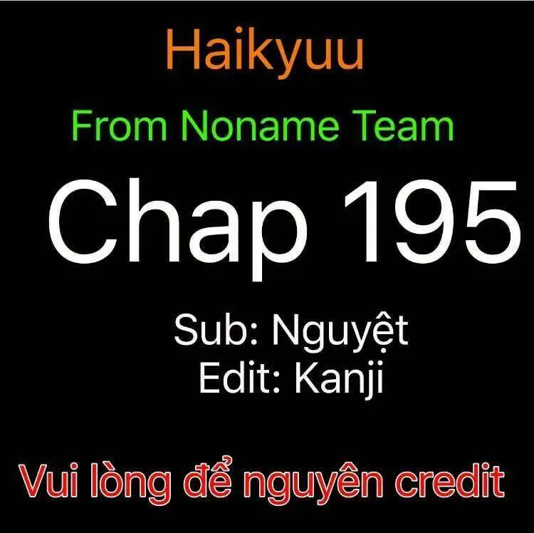 Haikyuu Nettruyen ZZZ Chương 195 Page 1