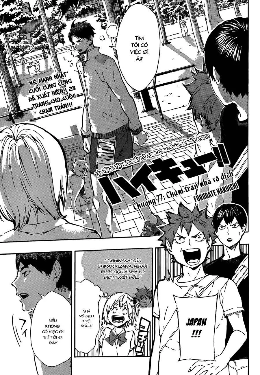 Haikyuu Nettruyen ZZZ Chương 77 Page 3