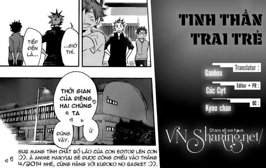 Haikyuu Nettruyen ZZZ Chương 24 Page 1