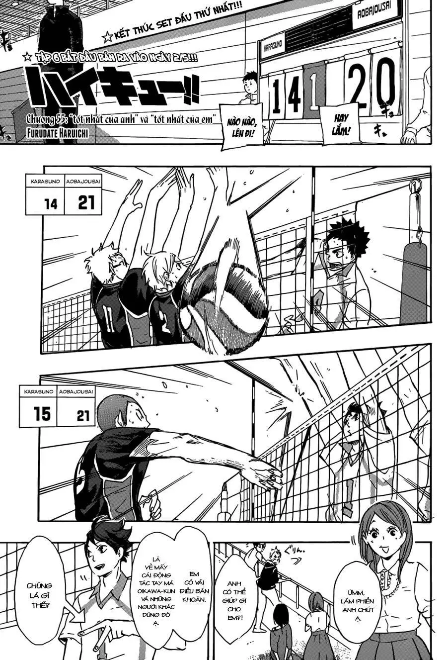 Haikyuu Nettruyen ZZZ Chương 55 Page 3