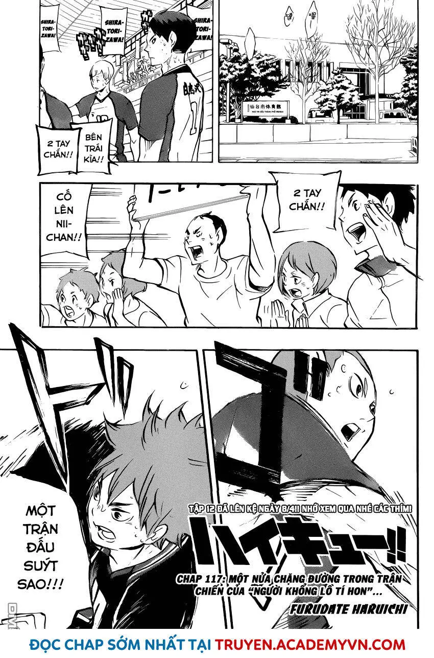 Haikyuu Nettruyen ZZZ Chương 117 Page 1
