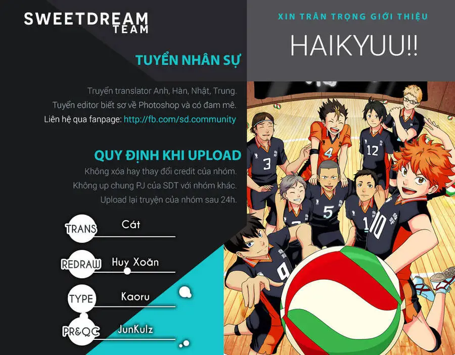 Haikyuu Nettruyen ZZZ Chương 121 Page 1