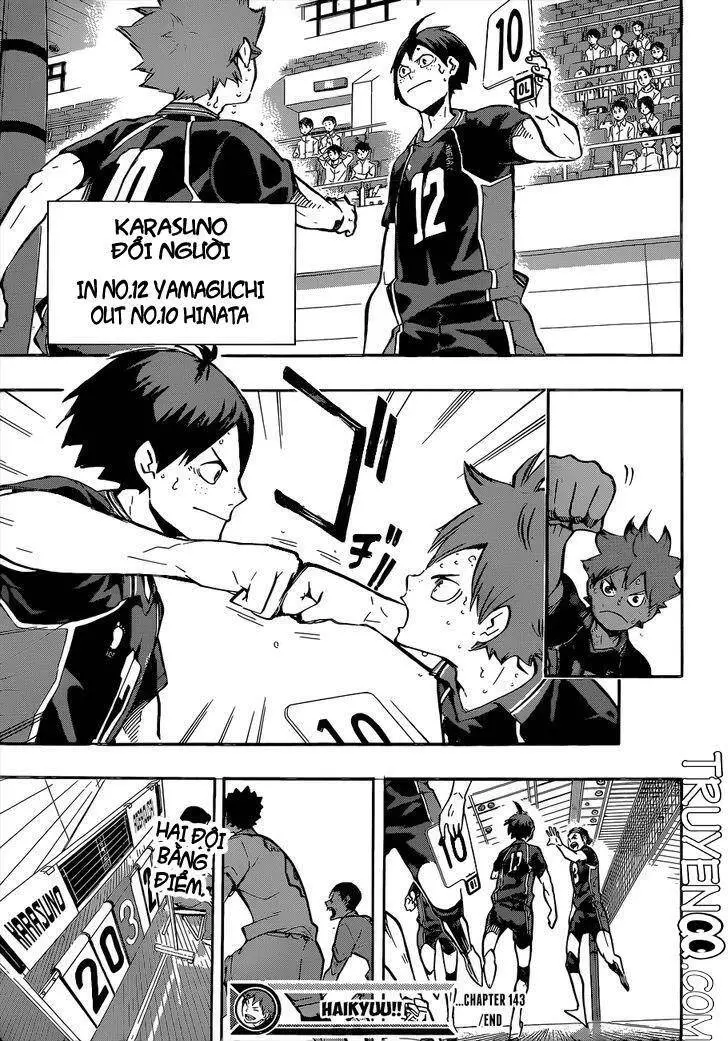 Haikyuu Nettruyen ZZZ Chương 143 Page 18