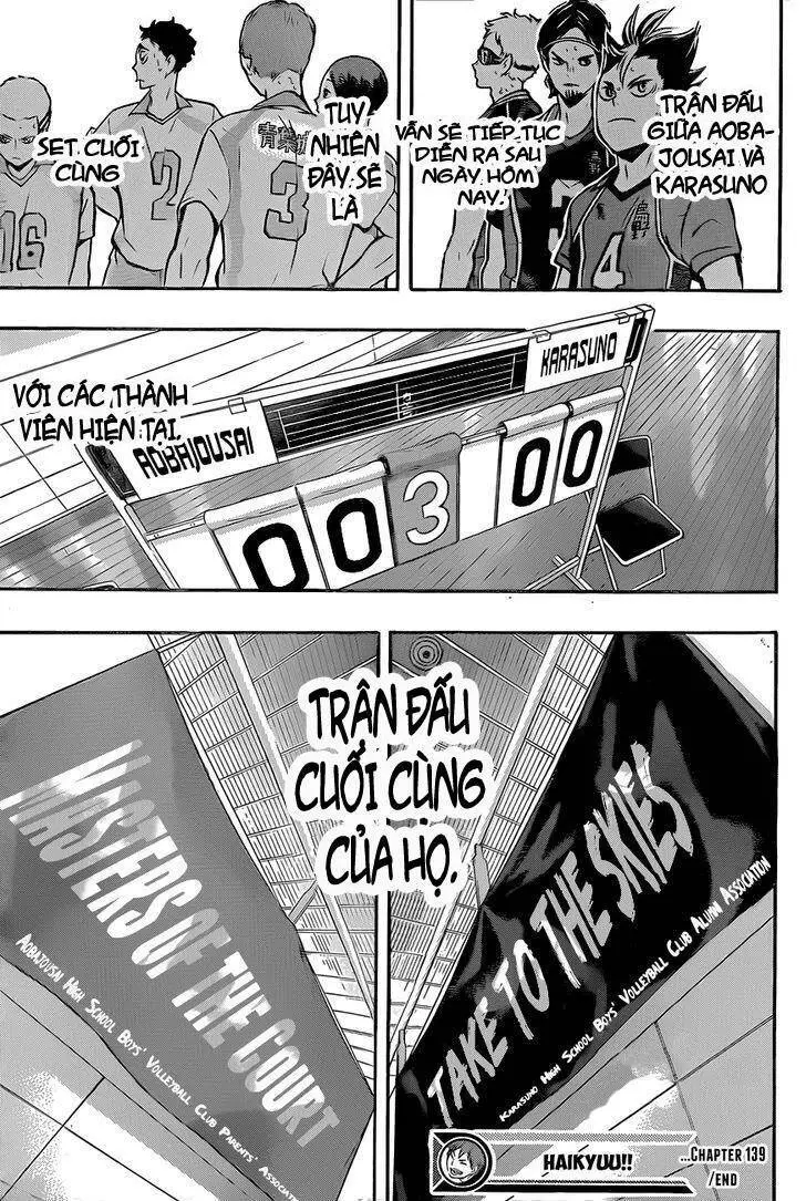 Haikyuu Nettruyen ZZZ Chương 139 Page 16