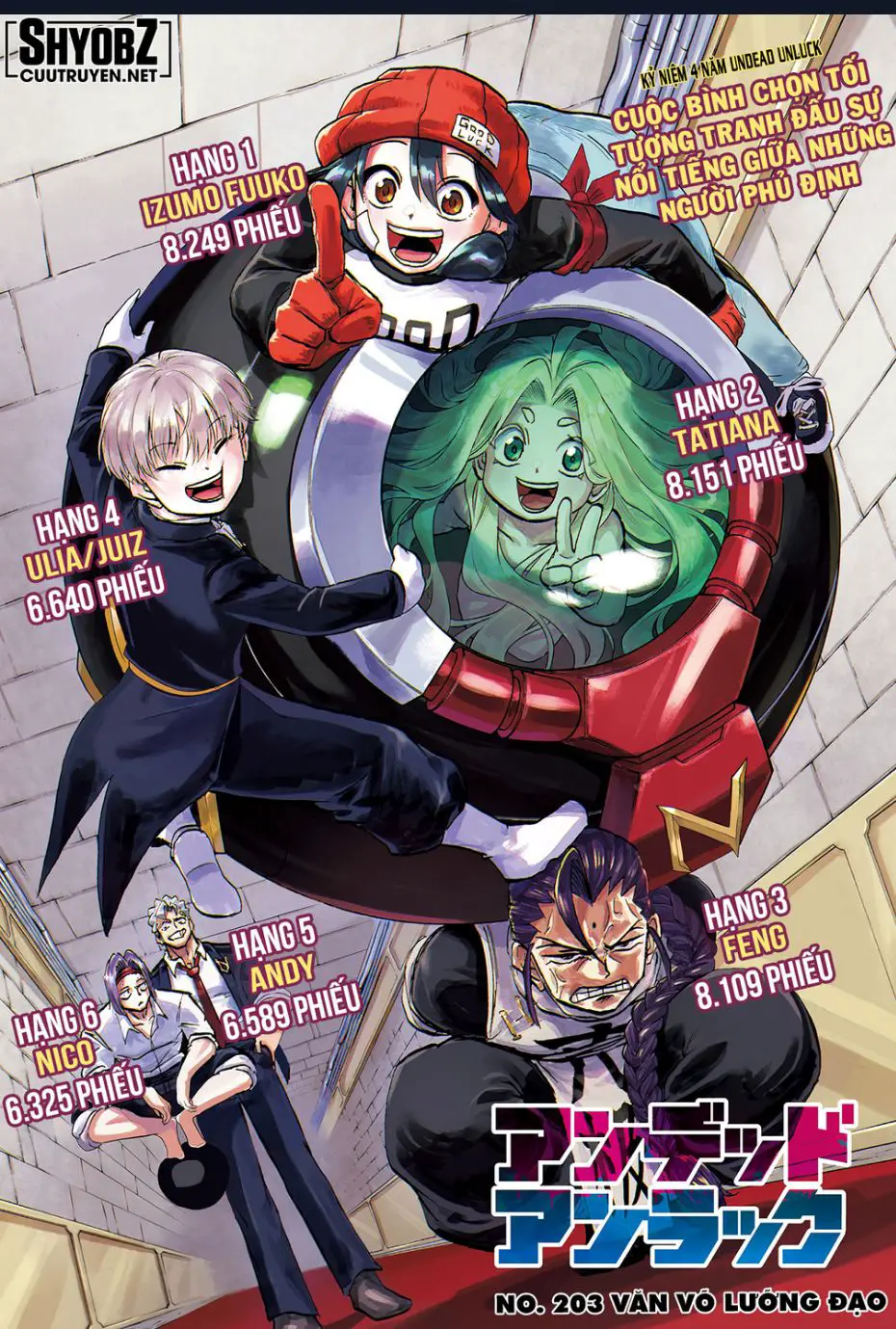 Undead Unluck Nettruyen ZZZ Chuong 203 Page 3