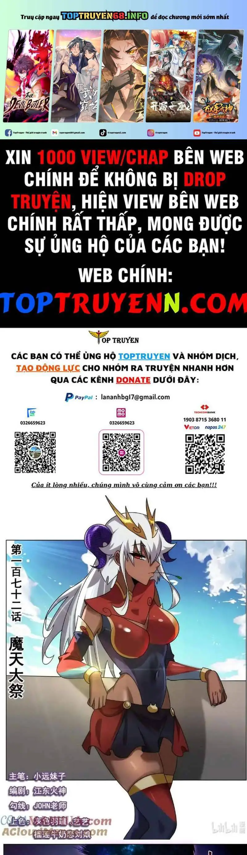 Ta! Vô Địch Đại Phản Phái Nettruyen ZZZ Chương 172 Page 2