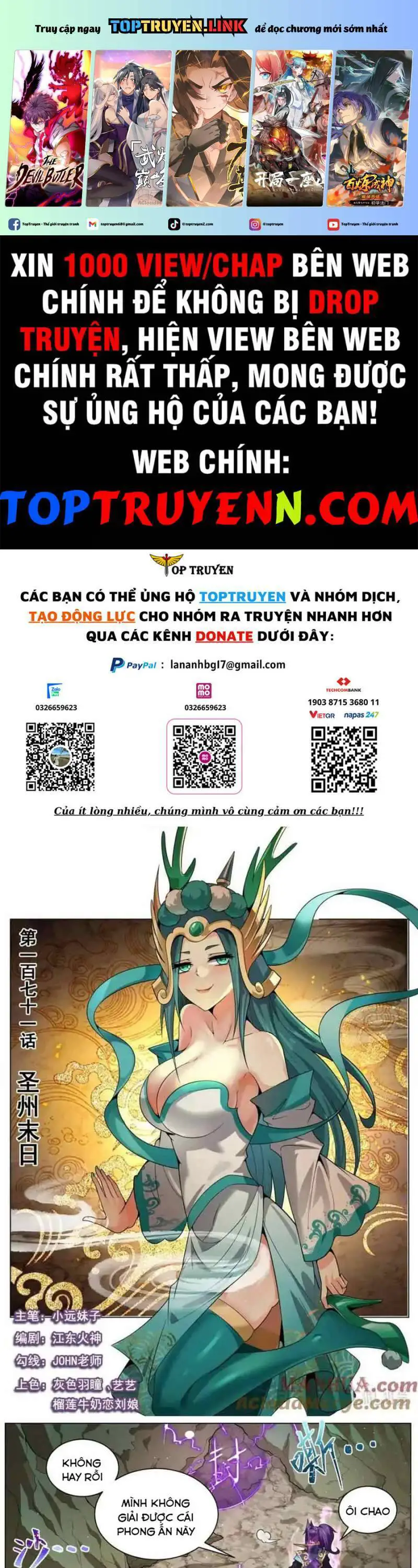 Ta! Vô Địch Đại Phản Phái Nettruyen ZZZ Chương 171 Page 2