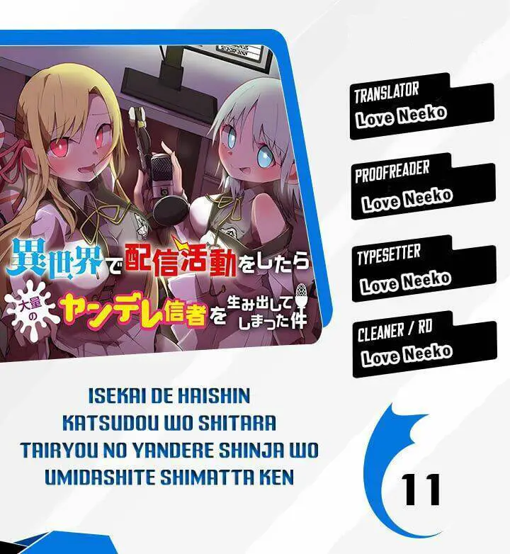 Isekai De Haishin Katsudou Wo Shitara Tairyou No Yandere Shinja Wo Umidashite Shimatta Ken Nettruyen ZZZ Chương 11 Page 1