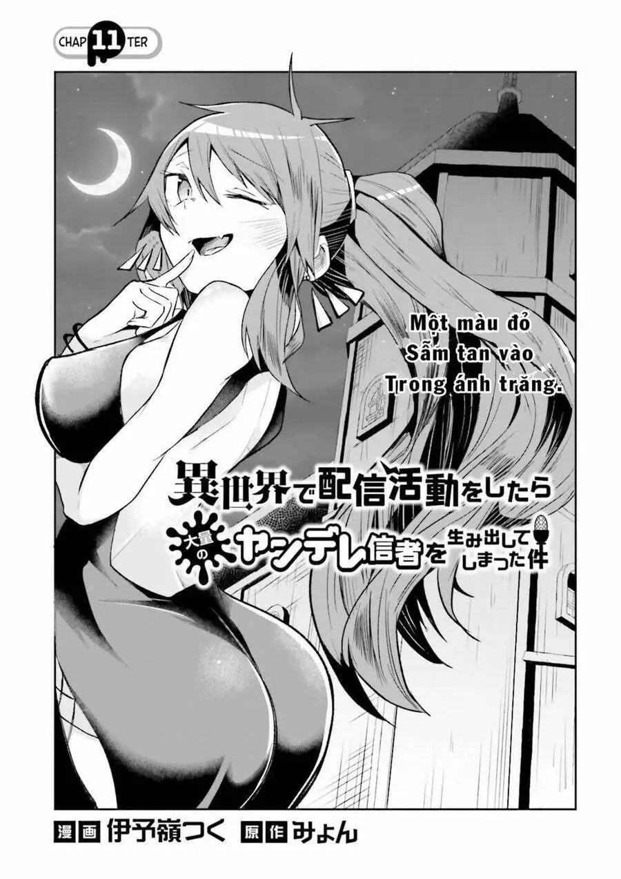 Isekai De Haishin Katsudou Wo Shitara Tairyou No Yandere Shinja Wo Umidashite Shimatta Ken Nettruyen ZZZ Chương 11 Page 3