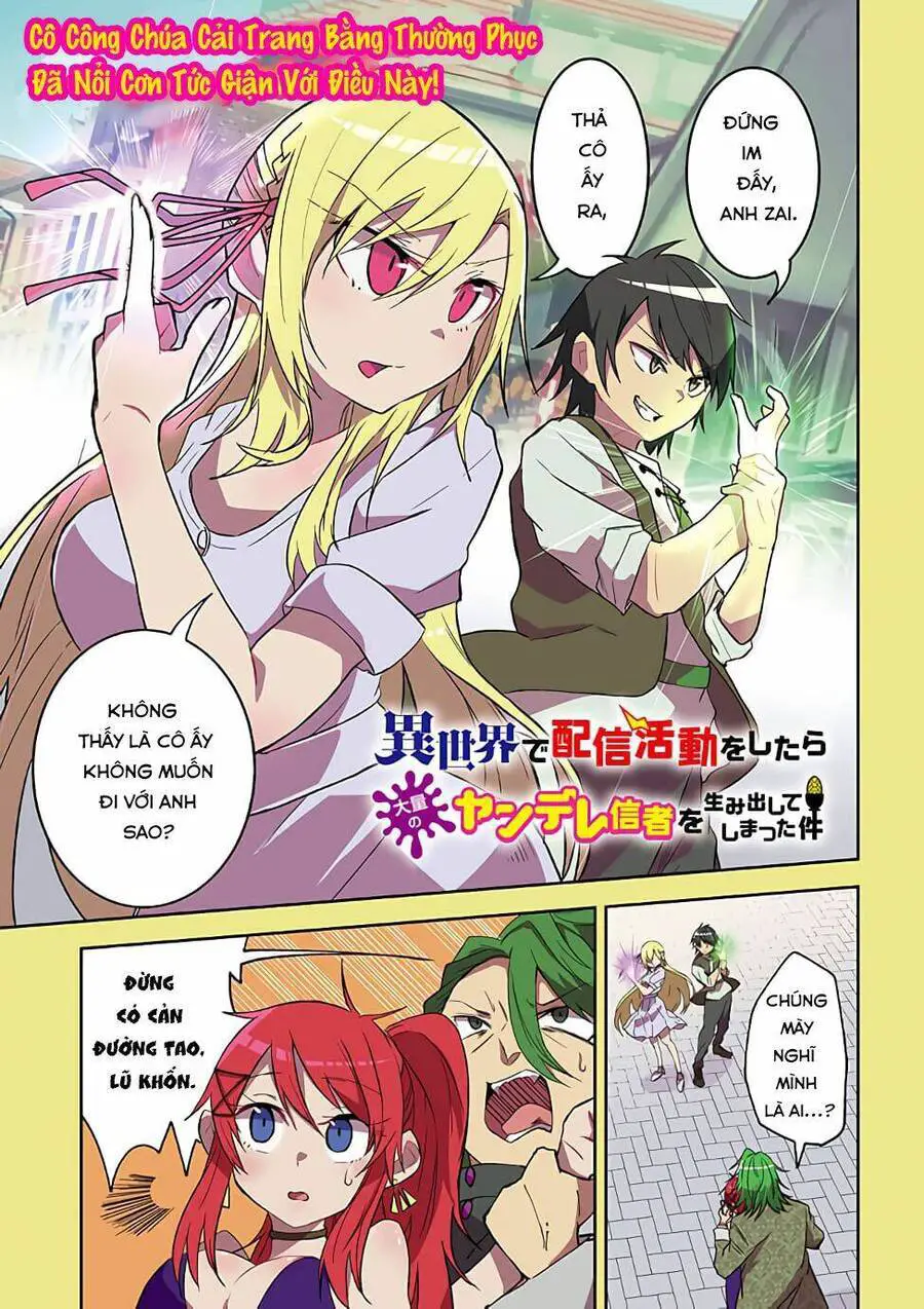 Isekai De Haishin Katsudou Wo Shitara Tairyou No Yandere Shinja Wo Umidashite Shimatta Ken Nettruyen ZZZ Chương 10 Page 2