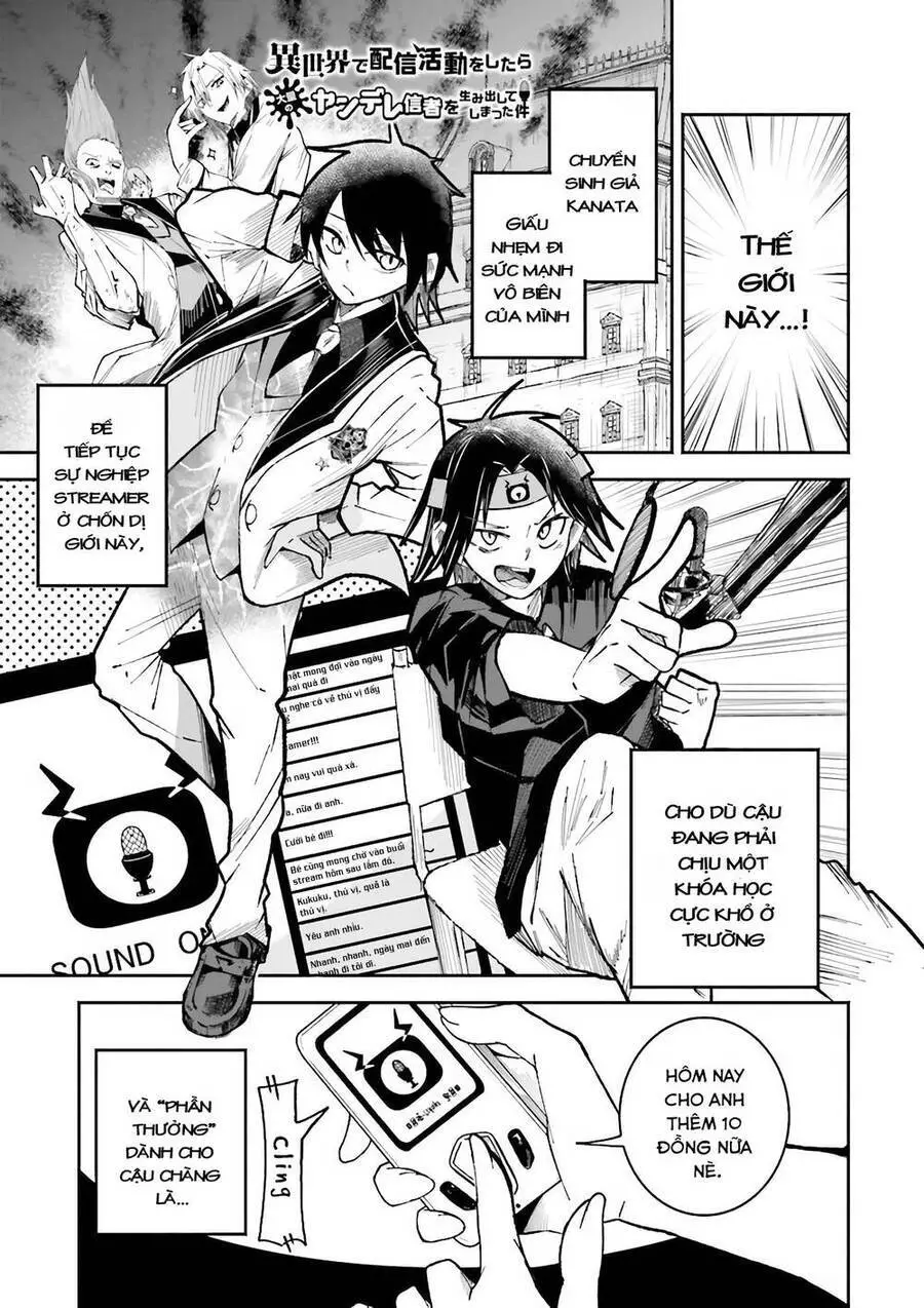Isekai De Haishin Katsudou Wo Shitara Tairyou No Yandere Shinja Wo Umidashite Shimatta Ken Nettruyen ZZZ Chương 2 Page 1