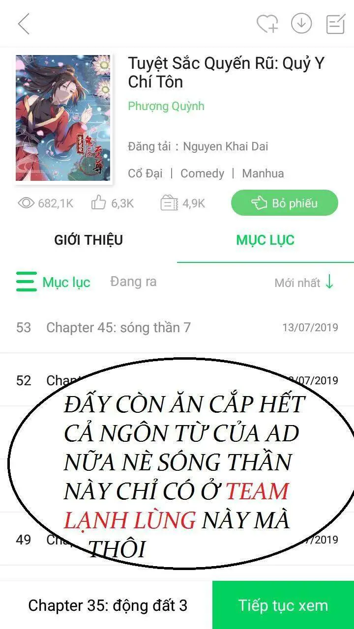 Tuyệt Sắc Quyến Rũ: Quỷ Y Chí Tôn Nettruyen ZZZ Chương 49 Page 42