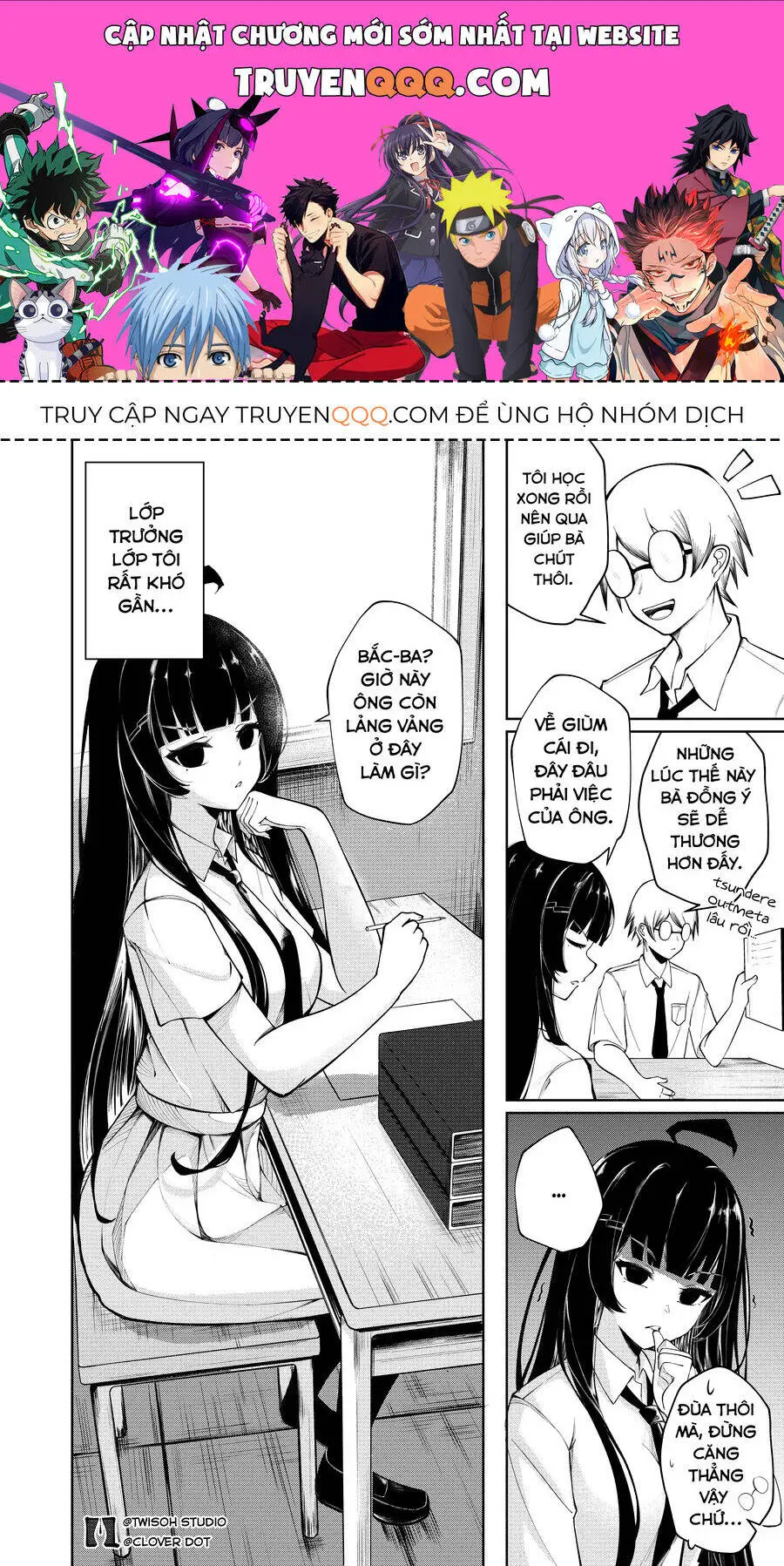 Lớp Trưởng Lớp Tôi Chẳng Dễ Thương Chút Nào. Nettruyen ZZZ Chương 8 Page 1