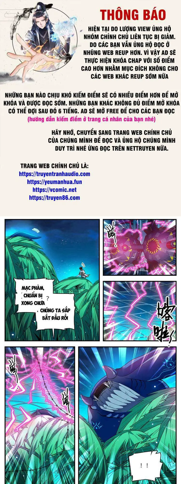 Toàn Chức Pháp Sư Nettruyen ZZZ Chương 1016 Page 1