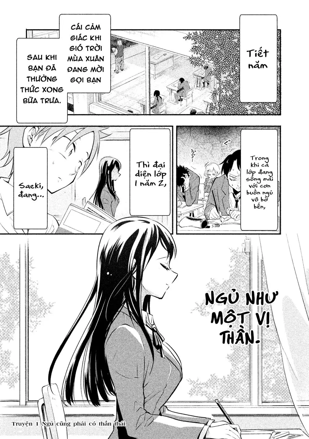 Saeki-San Wa Nemutteru Nettruyen ZZZ Chương 1 Page 8