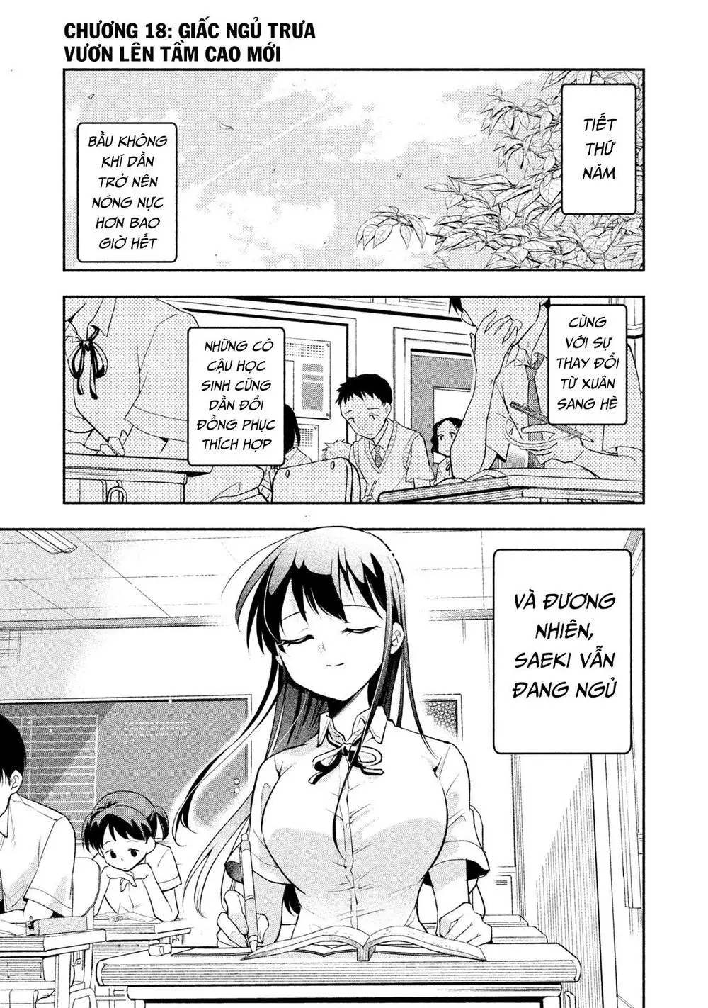 Saeki-San Wa Nemutteru Nettruyen ZZZ Chương 18 Page 7
