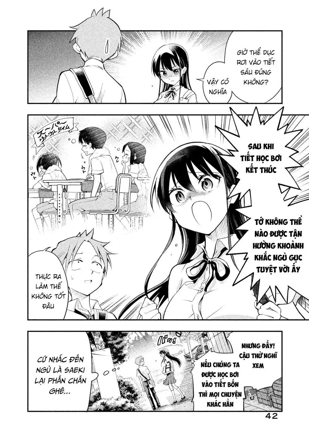 Saeki-San Wa Nemutteru Nettruyen ZZZ Chương 21 Page 3