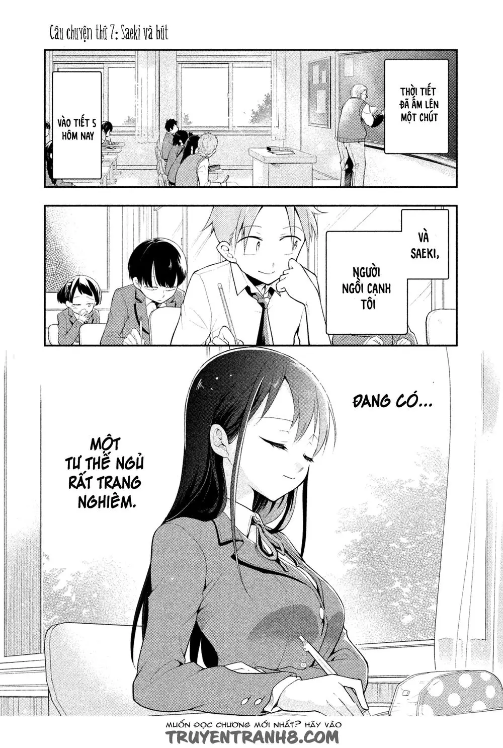 Saeki-San Wa Nemutteru Nettruyen ZZZ Chương 7 Page 3