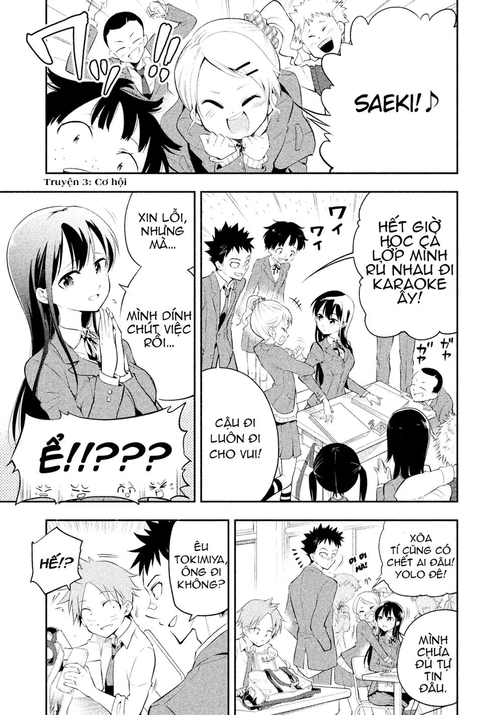 Saeki-San Wa Nemutteru Nettruyen ZZZ Chương 3 Page 4