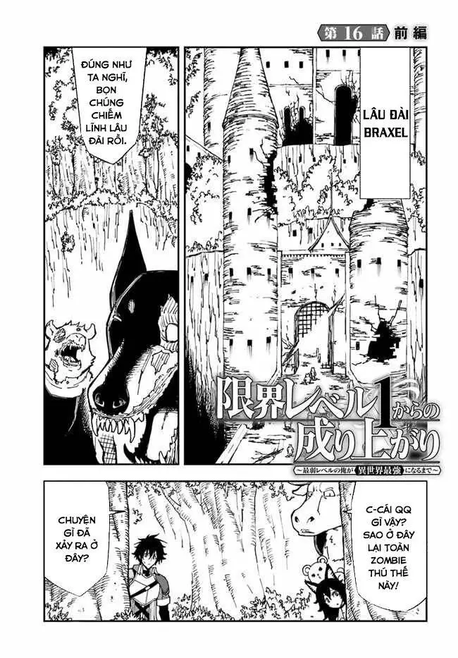 Genkai Level 1 Kara No Nariagari: Saijaku Level No Ore Ga Isekai Saikyou Ni Naru Made Nettruyen ZZZ Chương 16 Page 1
