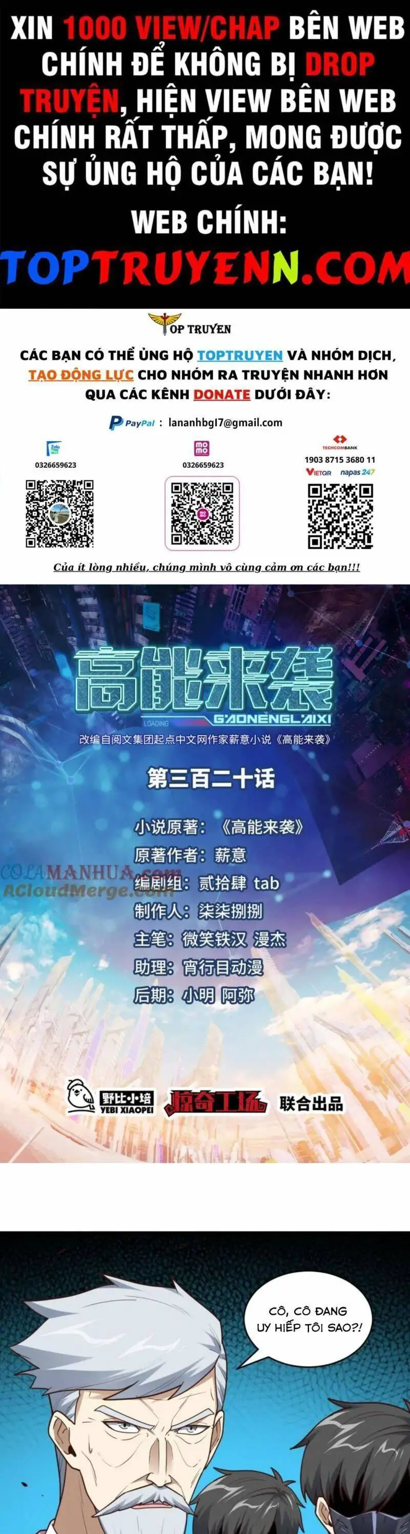 Cao Năng Lai Tập Nettruyen ZZZ Chương 320 Page 1