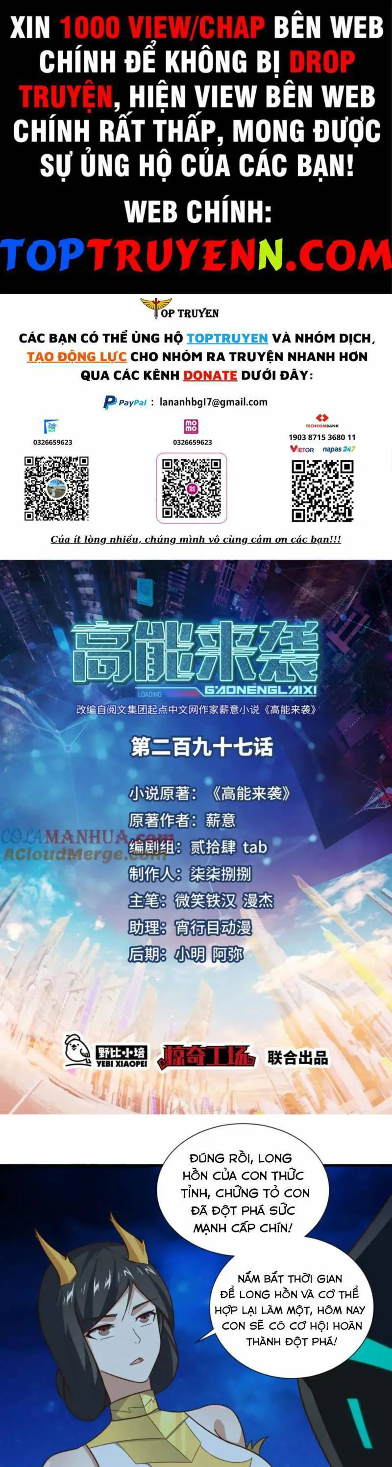 Cao Năng Lai Tập Nettruyen ZZZ Chương 297 Page 1
