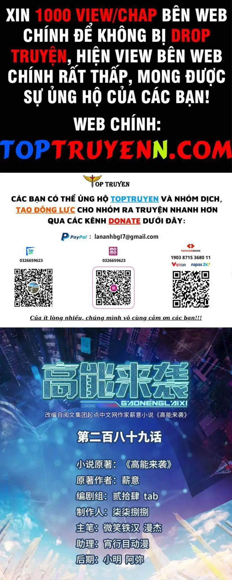 Cao Năng Lai Tập Nettruyen ZZZ Chương 289 Page 1