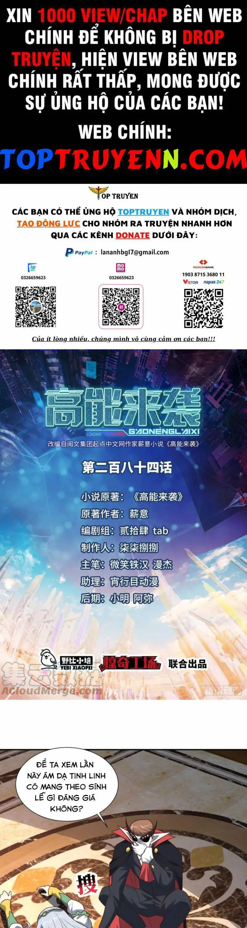 Cao Năng Lai Tập Nettruyen ZZZ Chương 284 Page 1