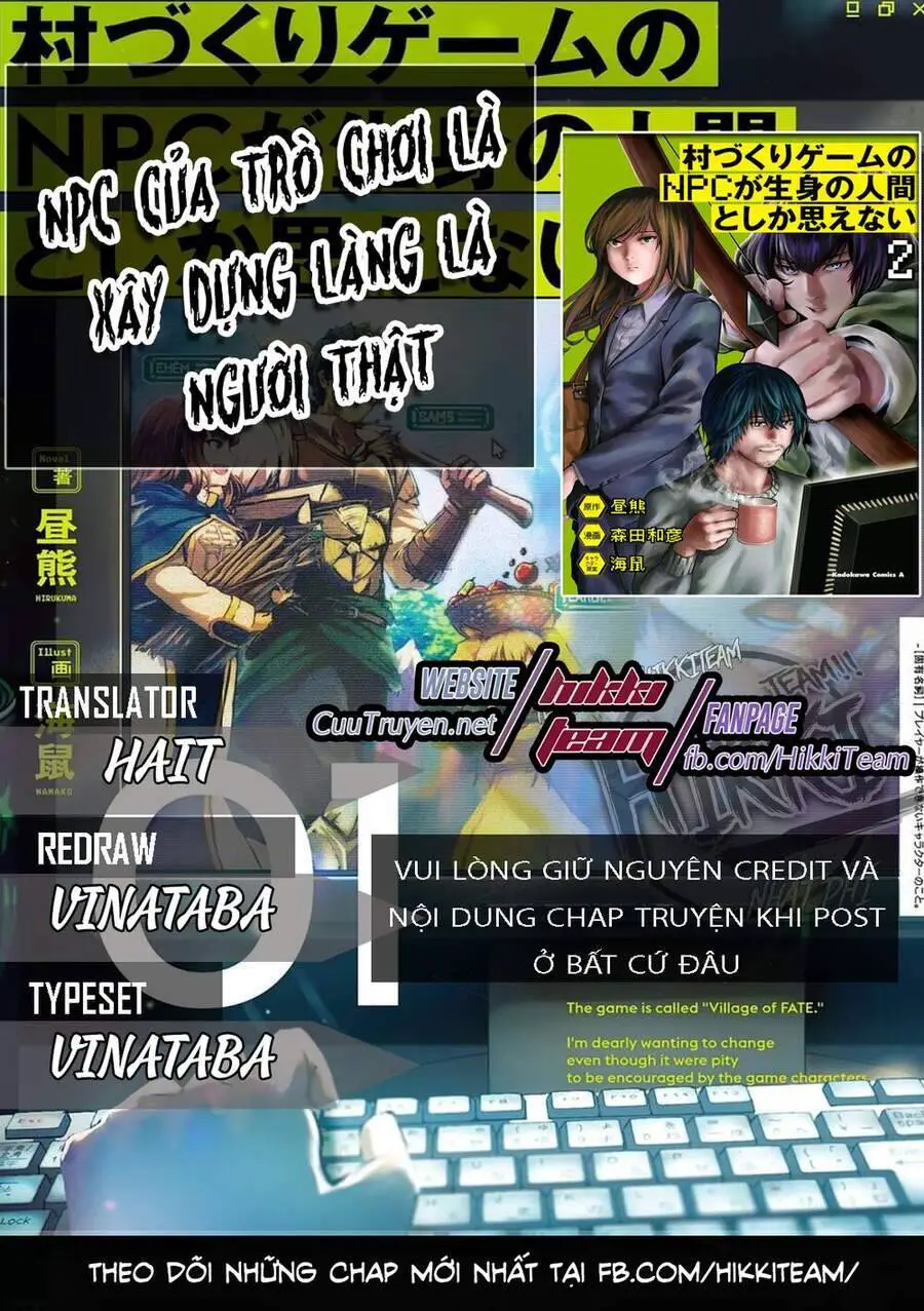 Murazukuri Game No Npc Ga Namami No Ningen To Shika Omoe Nai Nettruyen ZZZ Chương 25 Page 1