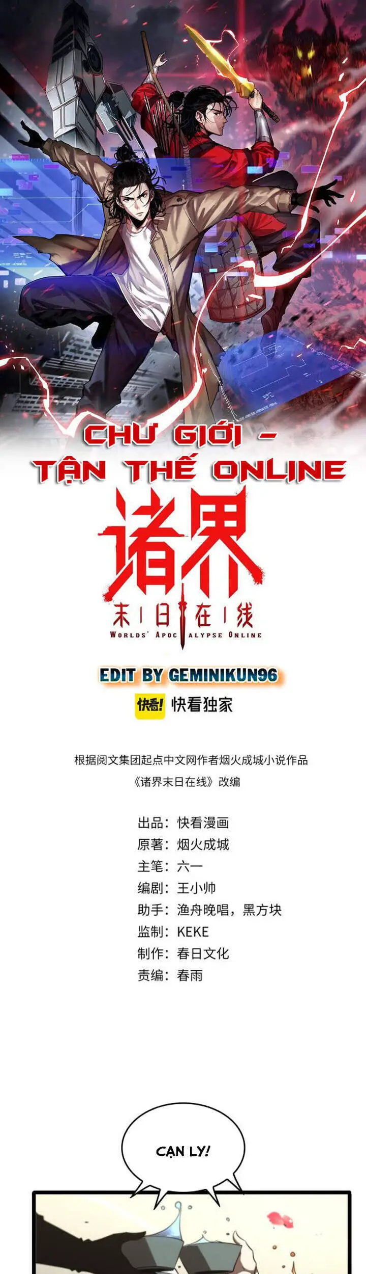 Chư Giới - Tận Thế Online Nettruyen ZZZ Chương 77 Page 1