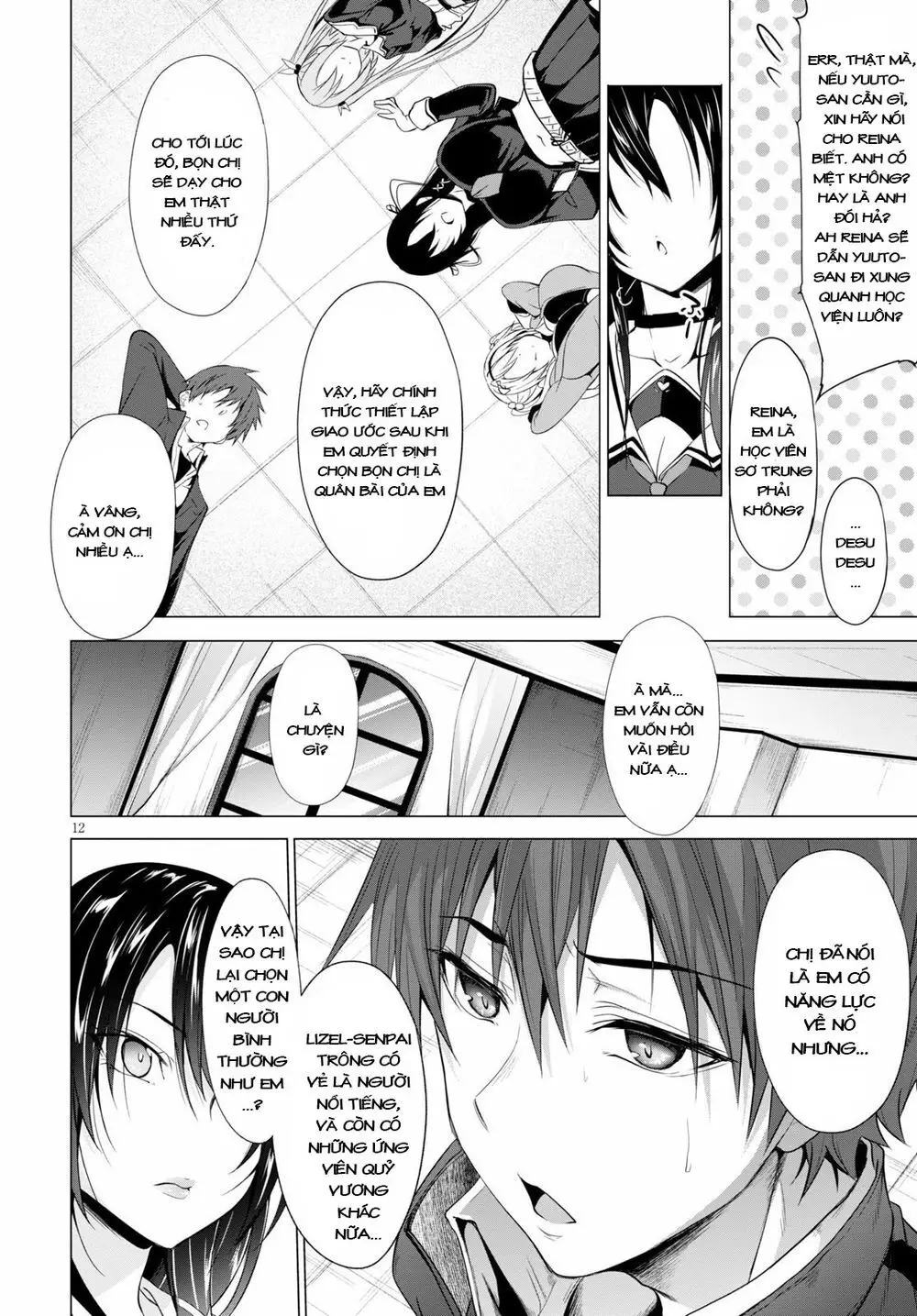 Maou Gakuen No Hangyakusha Nettruyen ZZZ Chương 3 Page 12