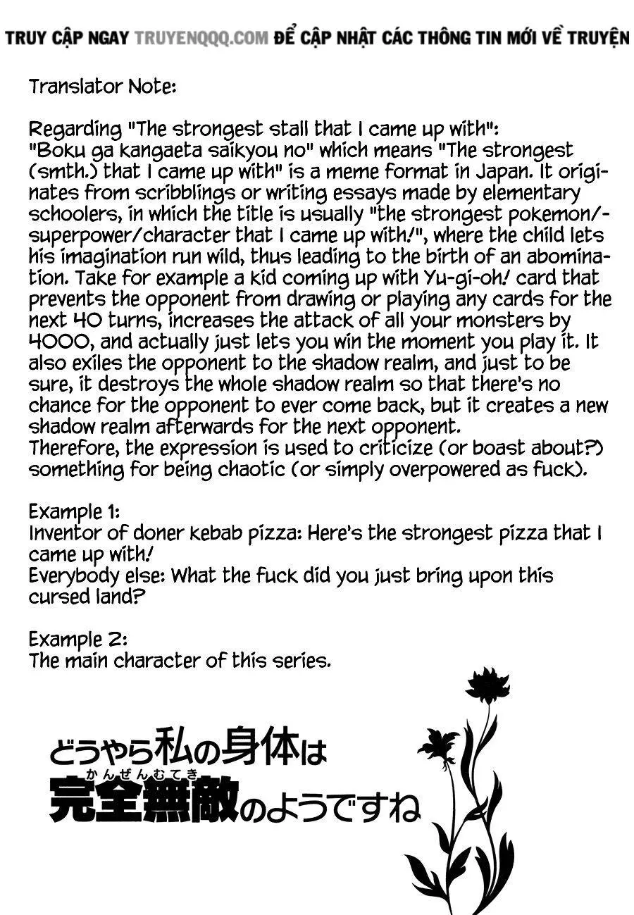 Douyara Watashi No Karada Wa Kanzen Muteki No You Desu Ne Nettruyen ZZZ Chương 19.5 Page 16