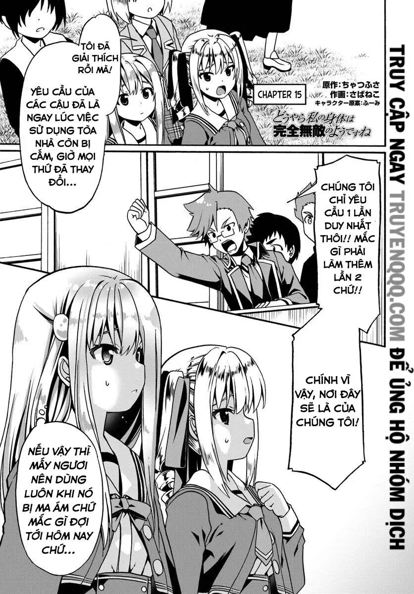 Douyara Watashi No Karada Wa Kanzen Muteki No You Desu Ne Nettruyen ZZZ Chương 15 Page 2