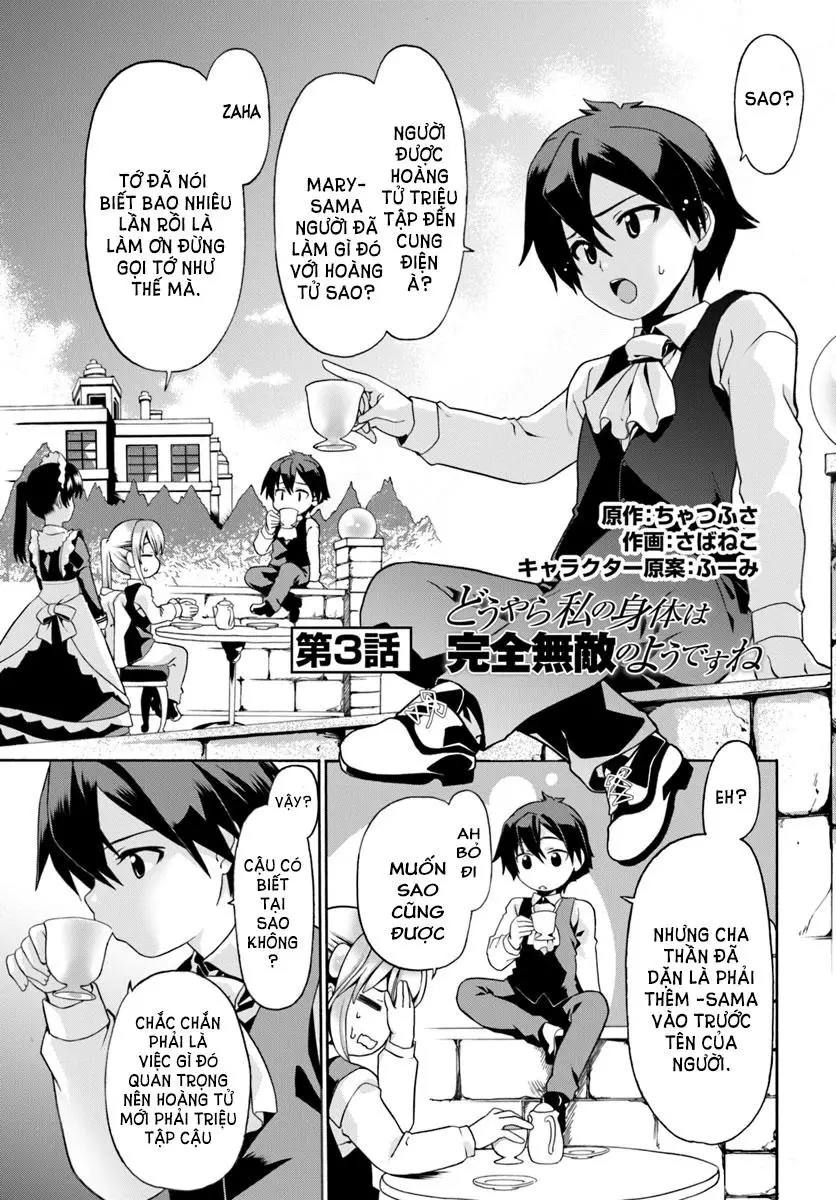 Douyara Watashi No Karada Wa Kanzen Muteki No You Desu Ne Nettruyen ZZZ Chương 3 Page 2