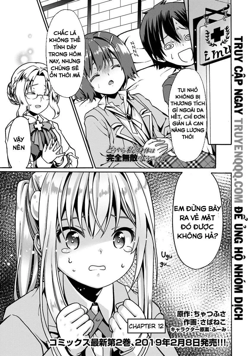 Douyara Watashi No Karada Wa Kanzen Muteki No You Desu Ne Nettruyen ZZZ Chương 12.1 Page 2