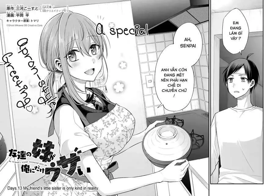 My Friend&#39;s Little Sister Is Only Annoying To Me Nettruyen ZZZ Chương 13 Page 4