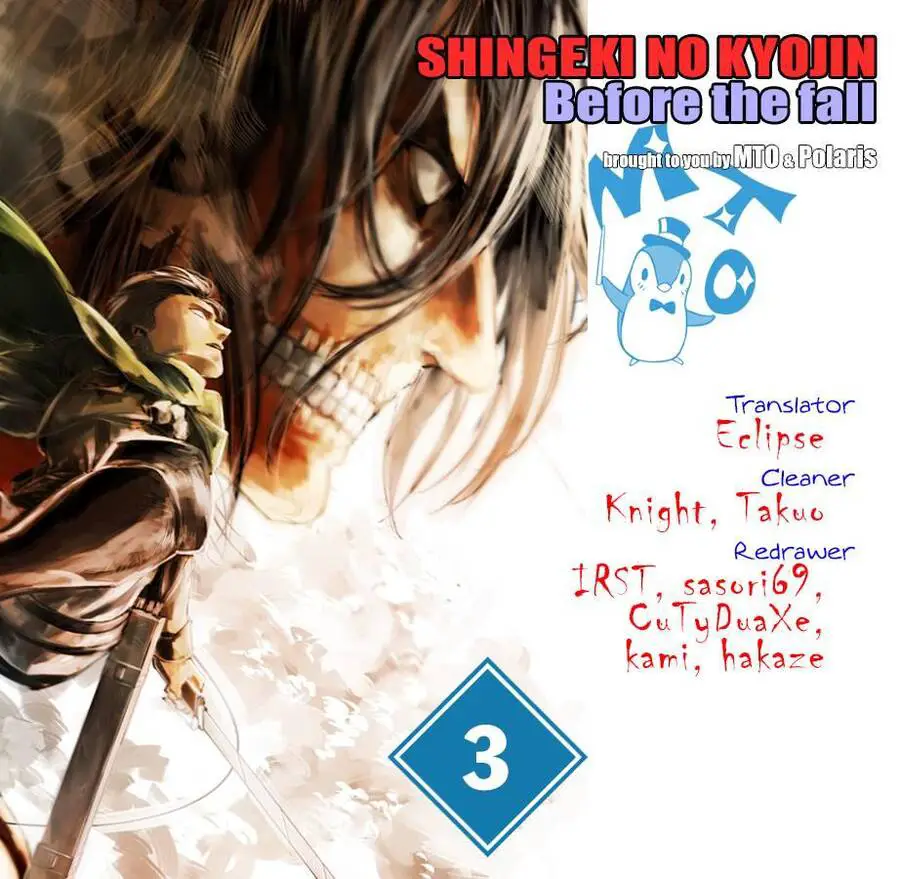 Attack On Titans - Before The Fall Nettruyen ZZZ Chương 3 Page 1