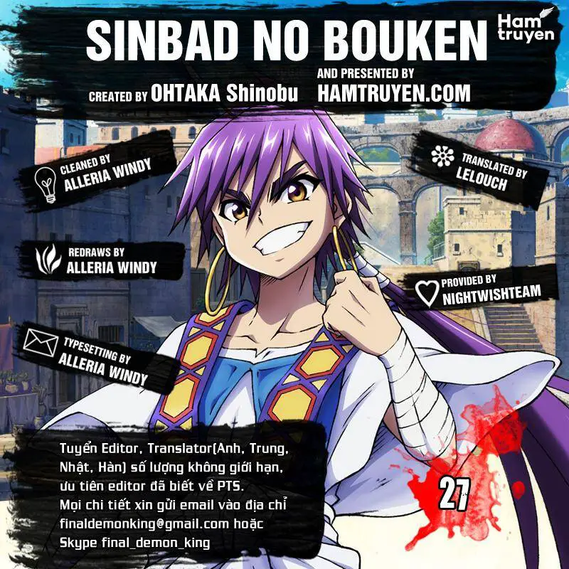 Sinbad No Bouken Nettruyen ZZZ Chương 27 Page 1
